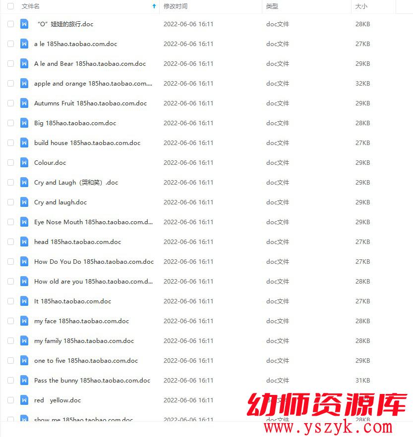 图片[1]-幼儿园小班-英语教案 52个-JA0040-幼师资源库