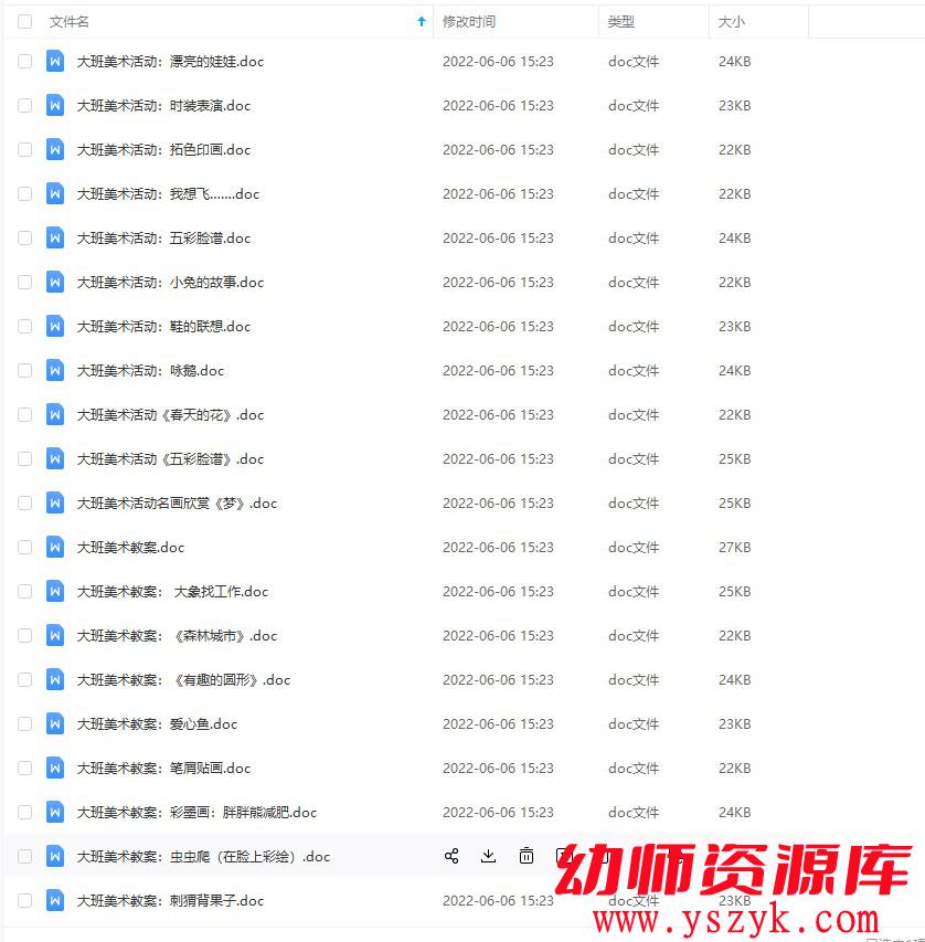 图片[2]-幼儿园大班-美术教案合集201个-JA0004-幼师资源库