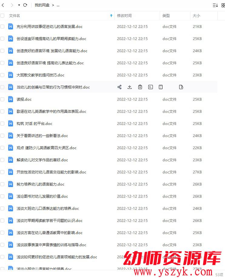 图片[1]-省示范幼儿园语言教育论文（共53份精品论文）ZH014-幼师资源库