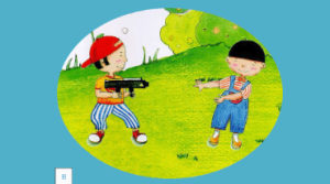 M1406中班音乐游戏《你开枪我来躲》视频+课件+教案+音频-幼师资源库