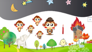 M0418-中班社会《玩火的皮皮猴》视频+教案+PPT课件+希沃+音乐-幼师资源库