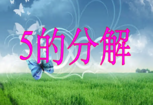 M1107中班数学《5的分解》课件+教案+操作图-幼师资源库