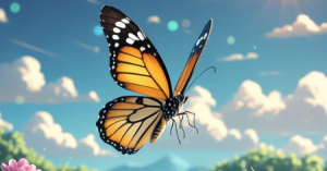 L1298大班美术《美丽的蝴蝶》课堂实录+教案+PPT-幼师资源库