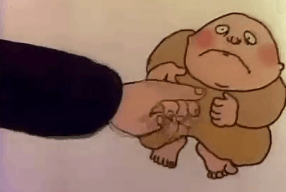 M0012中班语言活动《给姑妈笑一个》(2个版本)视频+教案+动画课件+打印图-幼师资源库