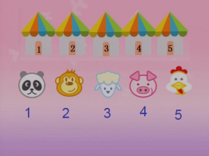 M1038中班数学游戏《5以内的相邻数》视频+教案+课件+配音-幼师资源库