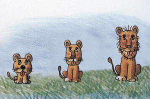 L0096大班语言《温情的狮子》3个版本 含微课 视频+课件+教案-幼师资源库