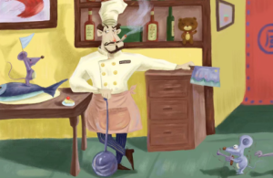 M1436中班韵律《厨师与老鼠》视频+教案+音乐-幼师资源库