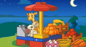 L1135大班数学《长颈鹿的水果店》（统计）动态PPT+纸具打印+教案-幼师资源库