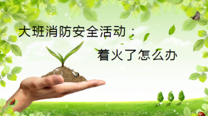 L2420大班安全《着火了怎么办》课堂实录+教案+PPT课件-幼师资源库