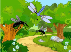 M0015中班语言活动《两只蚊子吹牛皮》 视频+教案+课件+反思+配音-幼师资源库