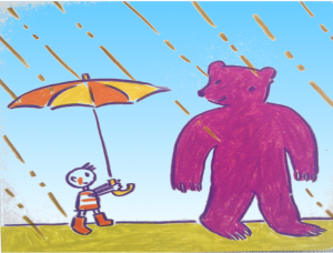 S0323小班语言《我来为你撑把伞》绘本游戏(新版)-幼师资源库