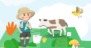 S0289小班语言故事《彩色牛奶》视频+教案+课件+音频-幼师资源库