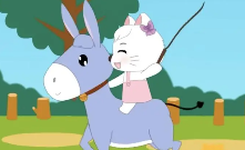 S1636小班体育《小驴赶集》视频+教案+音乐-幼师资源库