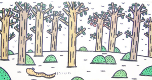 S0206小班语言绘本游戏《好饿的小蛇》（2个版本）视频+教案+课件+打印图-幼师资源库