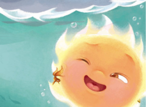 M0038中班语言绘本《太阳和小鱼》视频+教案+课件+绘本+配音-幼师资源库