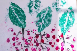 M1300-中班美术-树叶拓印画《树叶变变变》PPT课件+教案+配音+操作图片-幼师资源库