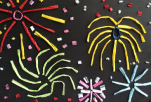 M1353中班美术《五彩缤纷的烟花》视频+课件+教案+反思+音乐-幼师资源库