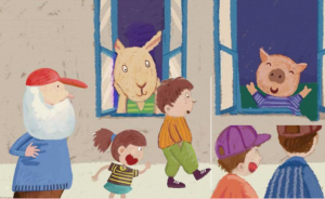 S0204小班语言绘本游戏《报纸上的洞洞》视频+教案+课件+配音-幼师资源库