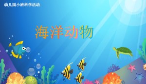 S0601-小班科学《海洋动物》课件PPT+教案-幼师资源库