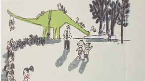 L0213大班语言《骑着恐龙去上学》视频+教案+PPT课件+音乐-幼师资源库