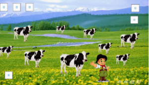 S1471小班音乐《牧场小奶牛》视频+教案+PPT课件+音乐-幼师资源库