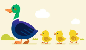 M1601中班体育《小鸭赶路》视频+音乐+教案+反思-幼师资源库