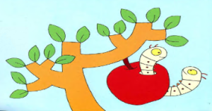 M1001中班数学绘本《首先有一个苹果》视频+教案+课件+说课稿+打印图-幼师资源库