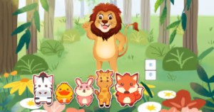 S1087小班数学《爱吃糖果的大狮子》视频+PPT课件+希沃课件+音频+操作打印图-幼师资源库