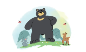 M1464中班歌唱《大黑熊》视频+教案-幼师资源库