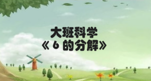 L0643大班科学《6的分解》(微课)视频+课件+教案+反思-幼师资源库