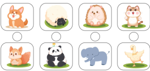 ST106大班视听资料《听力大闯关》任务卡-答案卡-音频-幼师资源库